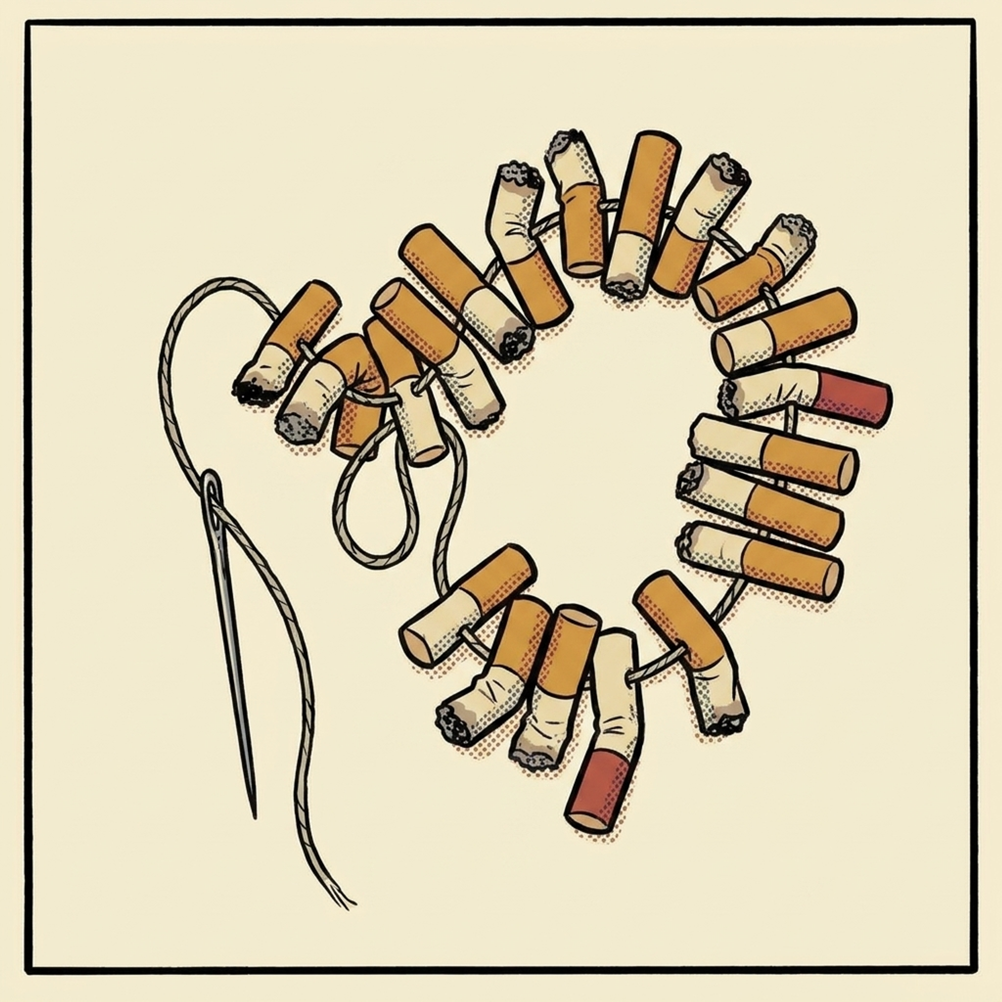 the cigarette-butt thread