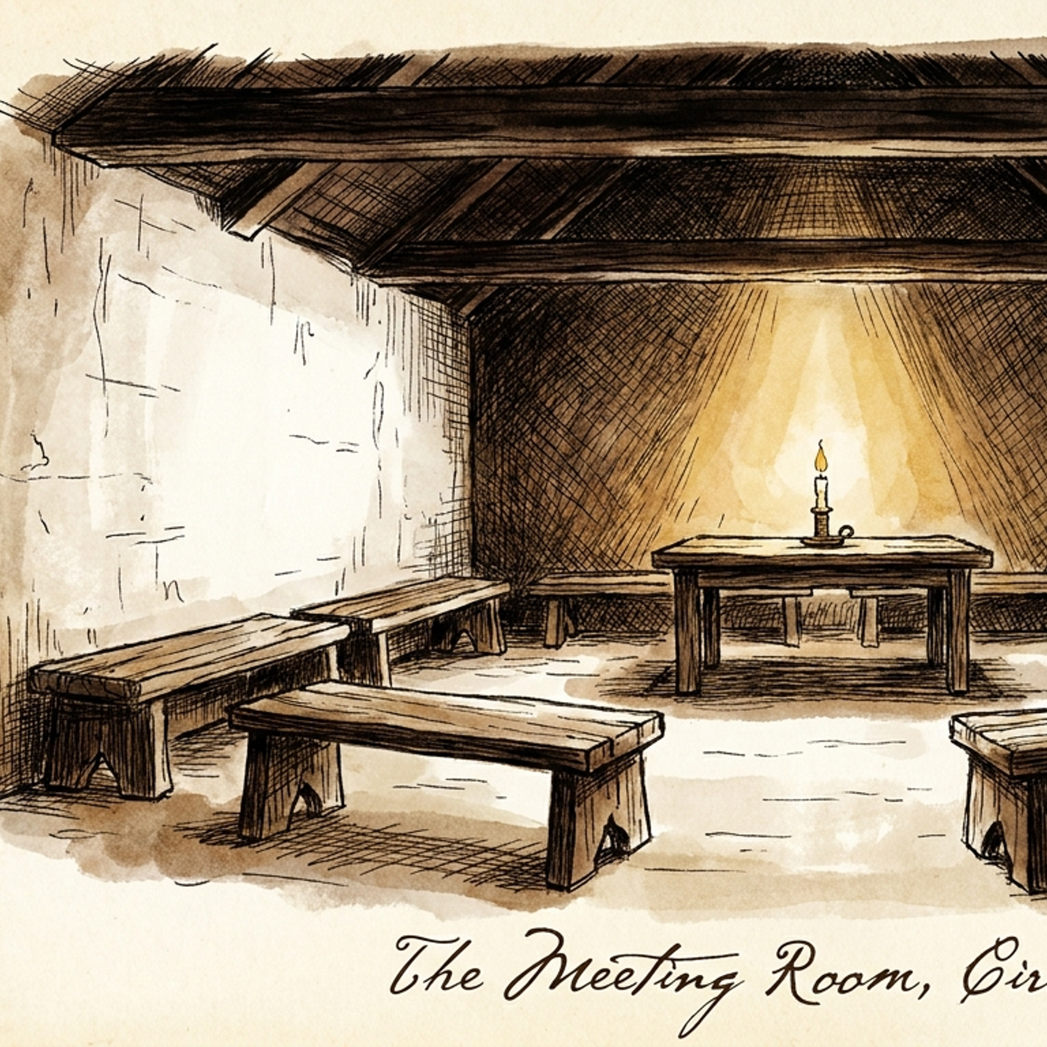 Quaker meeting room