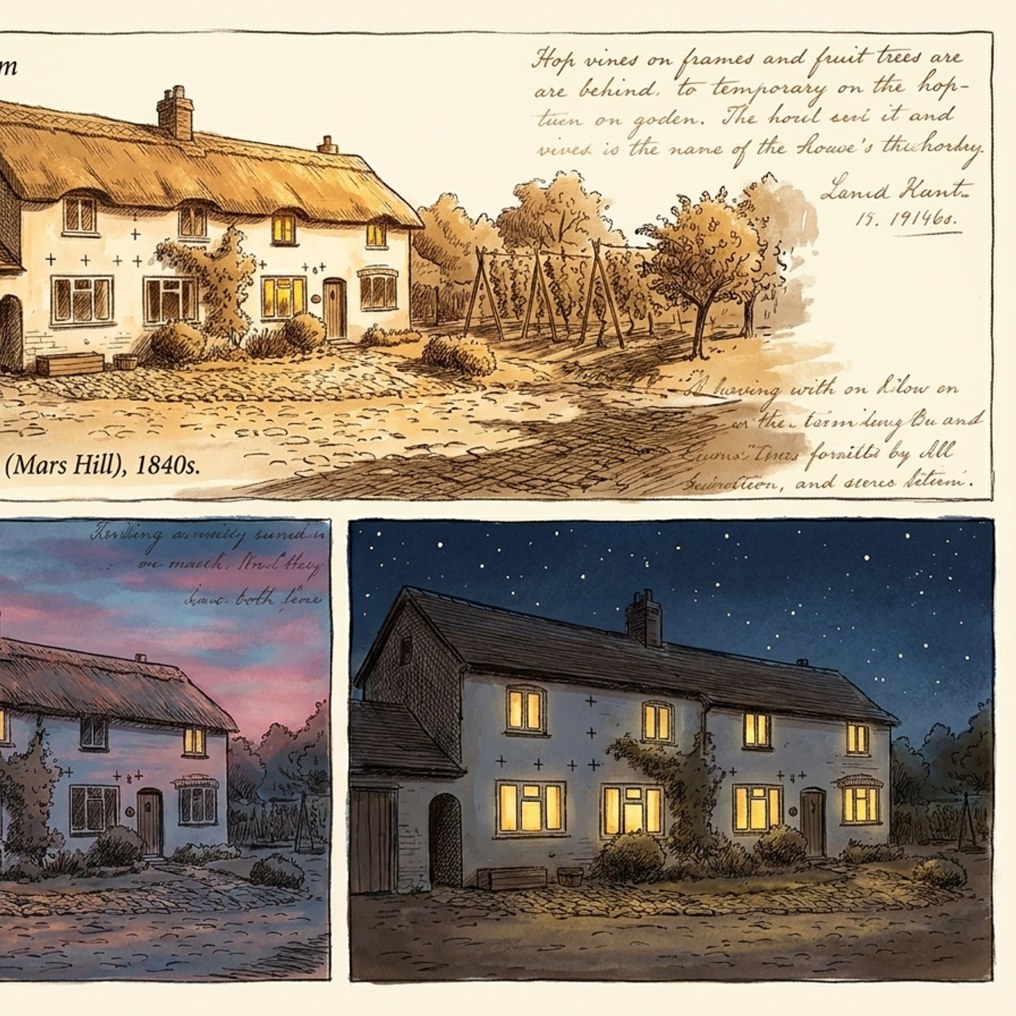 Mars Hill farmhouse exterior