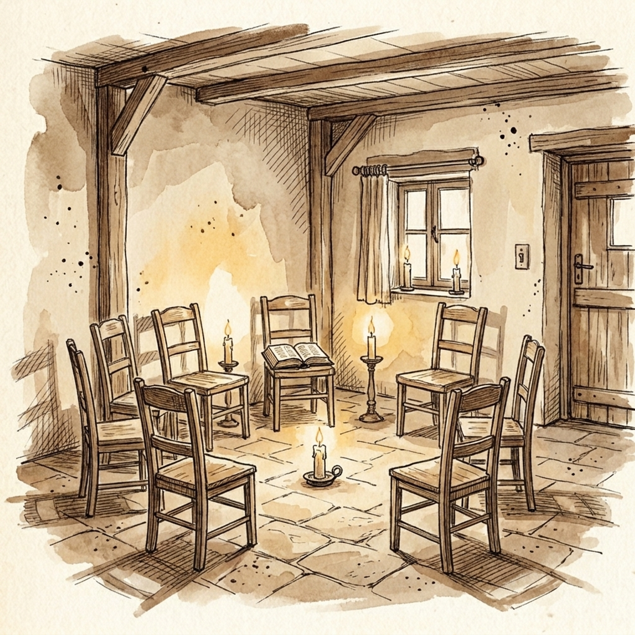 Farmhouse parlor