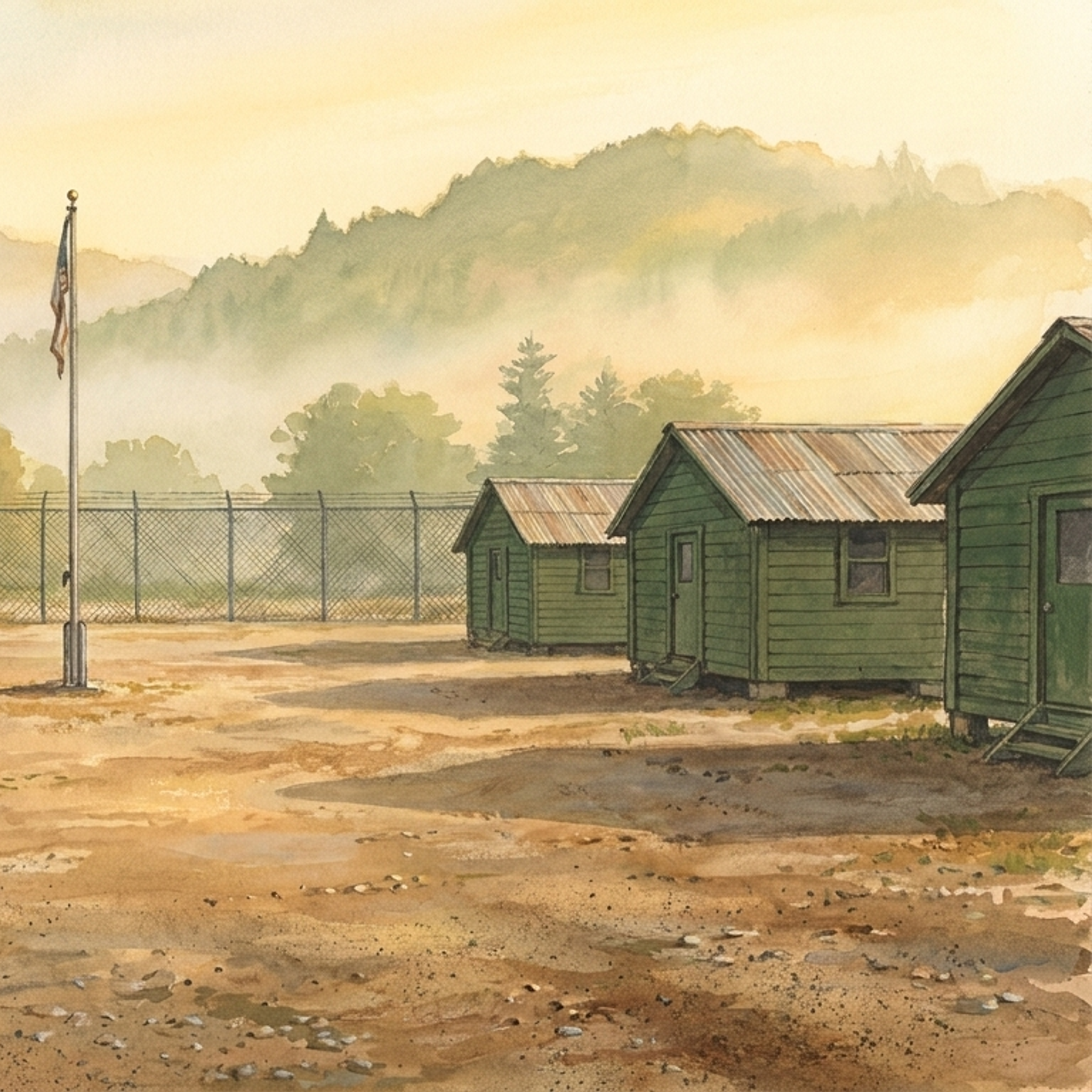 Marine base yard