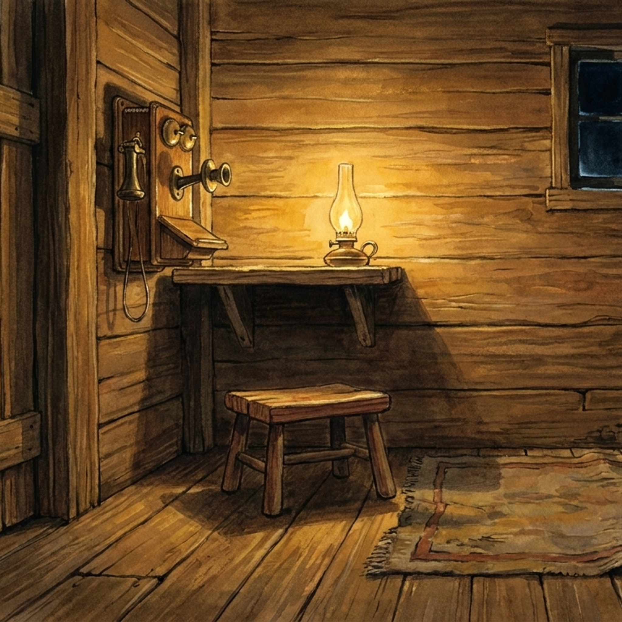 Interior Marine hut