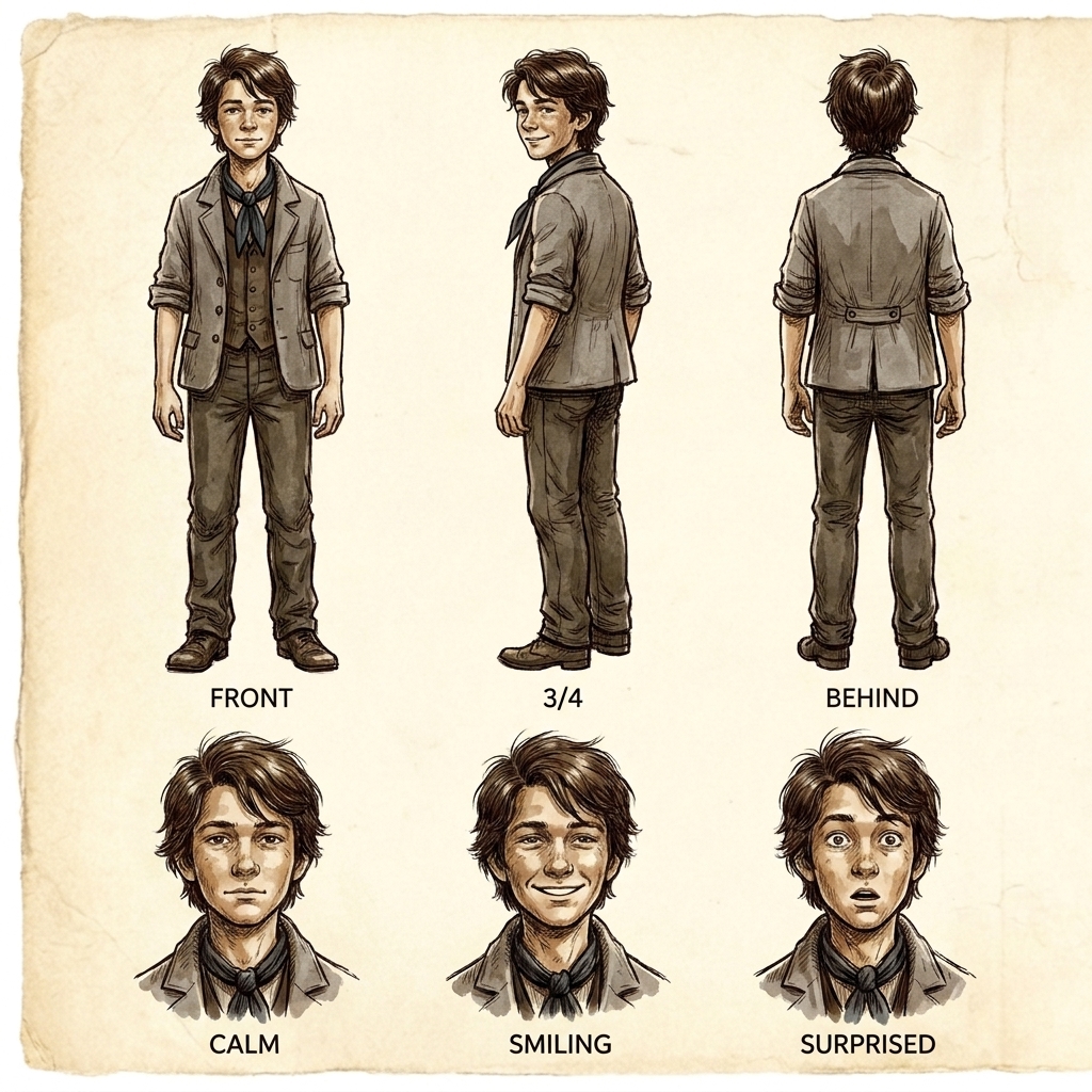 Rowley baby John model sheet