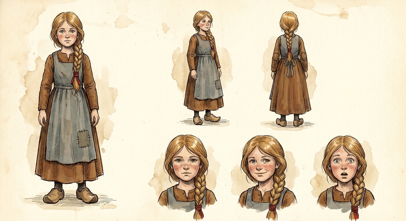 Jane Rowley model sheet