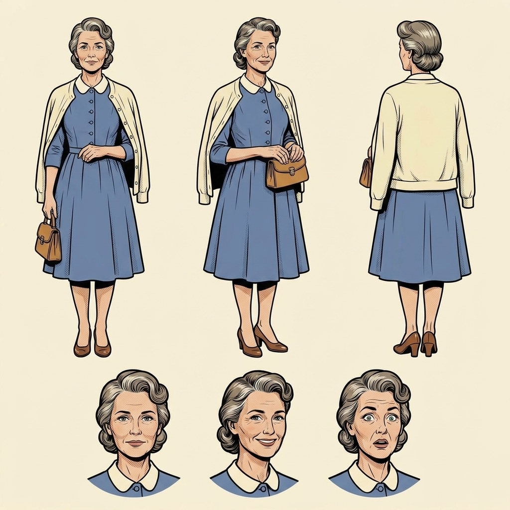 Lila R. Wilberg model sheet